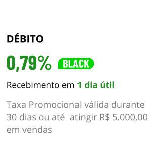 Taxa Promocional Débito